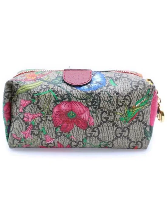 Gucci GG Floral Pouch Case Multi - Picture 2 of 6